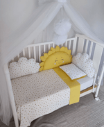 Set Biancheria Lettino Stelline Giallo – Pronta Consegna - Universo del Bambino