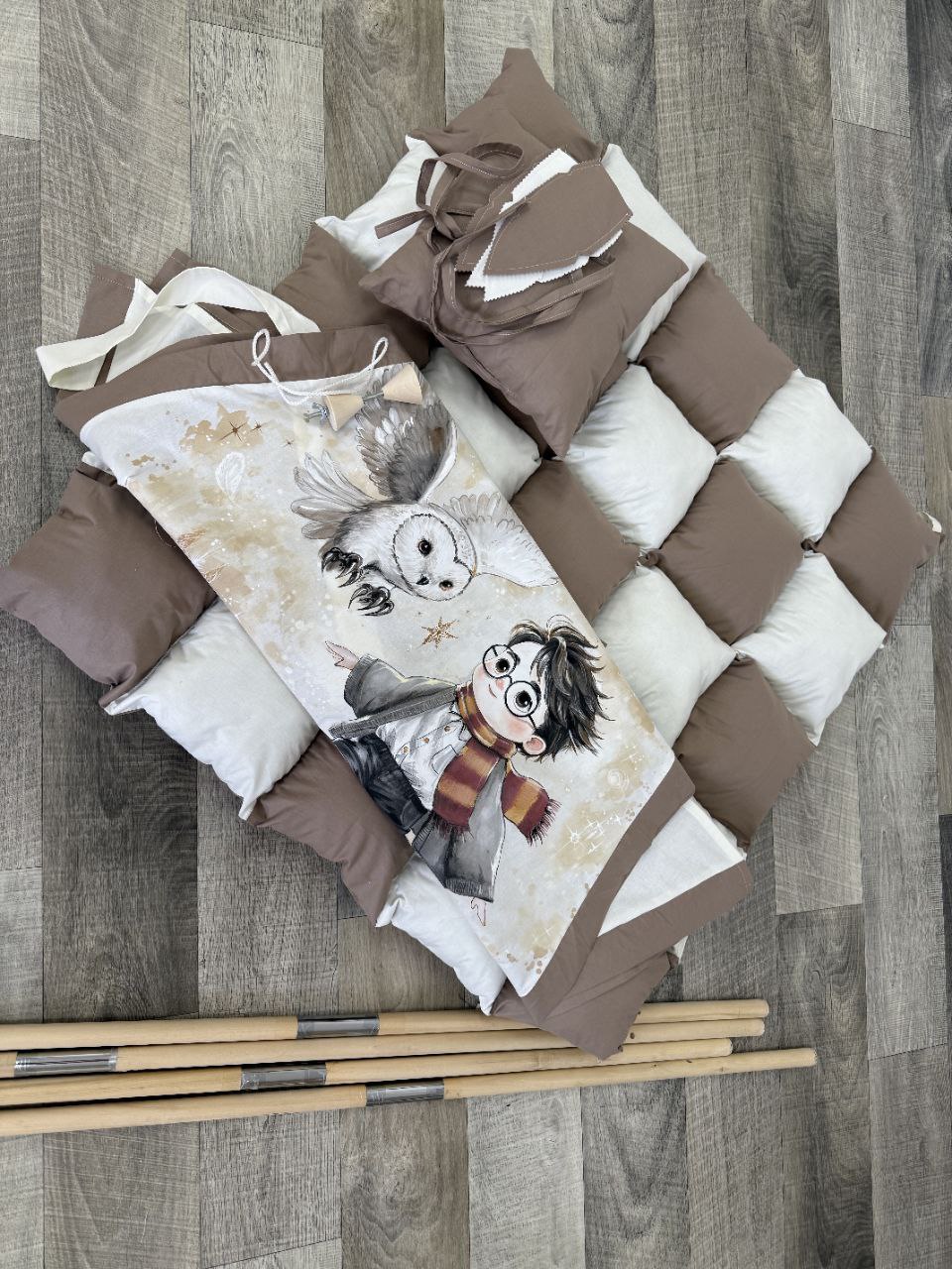 set completo tenda dipina a mano bastoni pieghevoli e tappeto teepee tenda giochi per bambini colori unisex neutri beige marrone avorio bianco