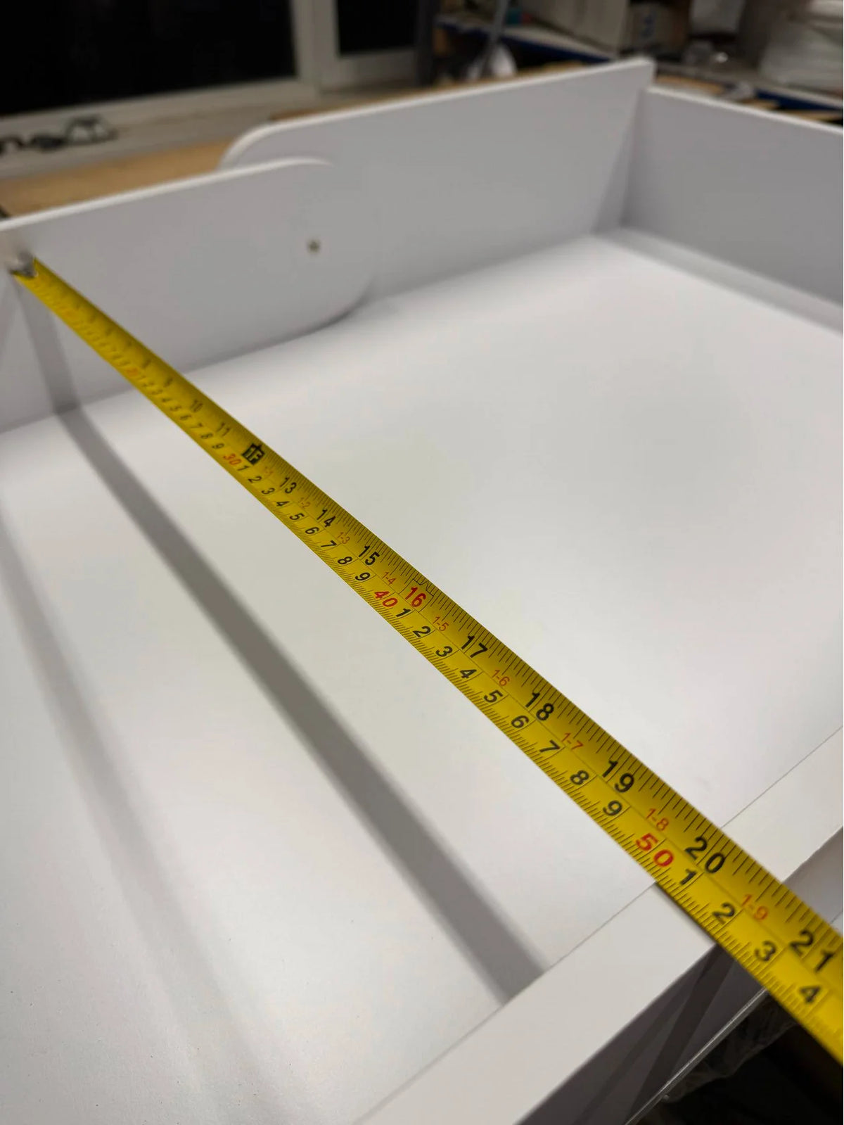 Fasciatoio pieghevole legno bianco salvaspazio neonato fatto a mano, struttura stabile sistema pieghevole 2 misure disponibili