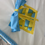 Tenda teepee bambini Alieno blu kawaii personalizzata disponibile in varie misure finestra tenda giochi