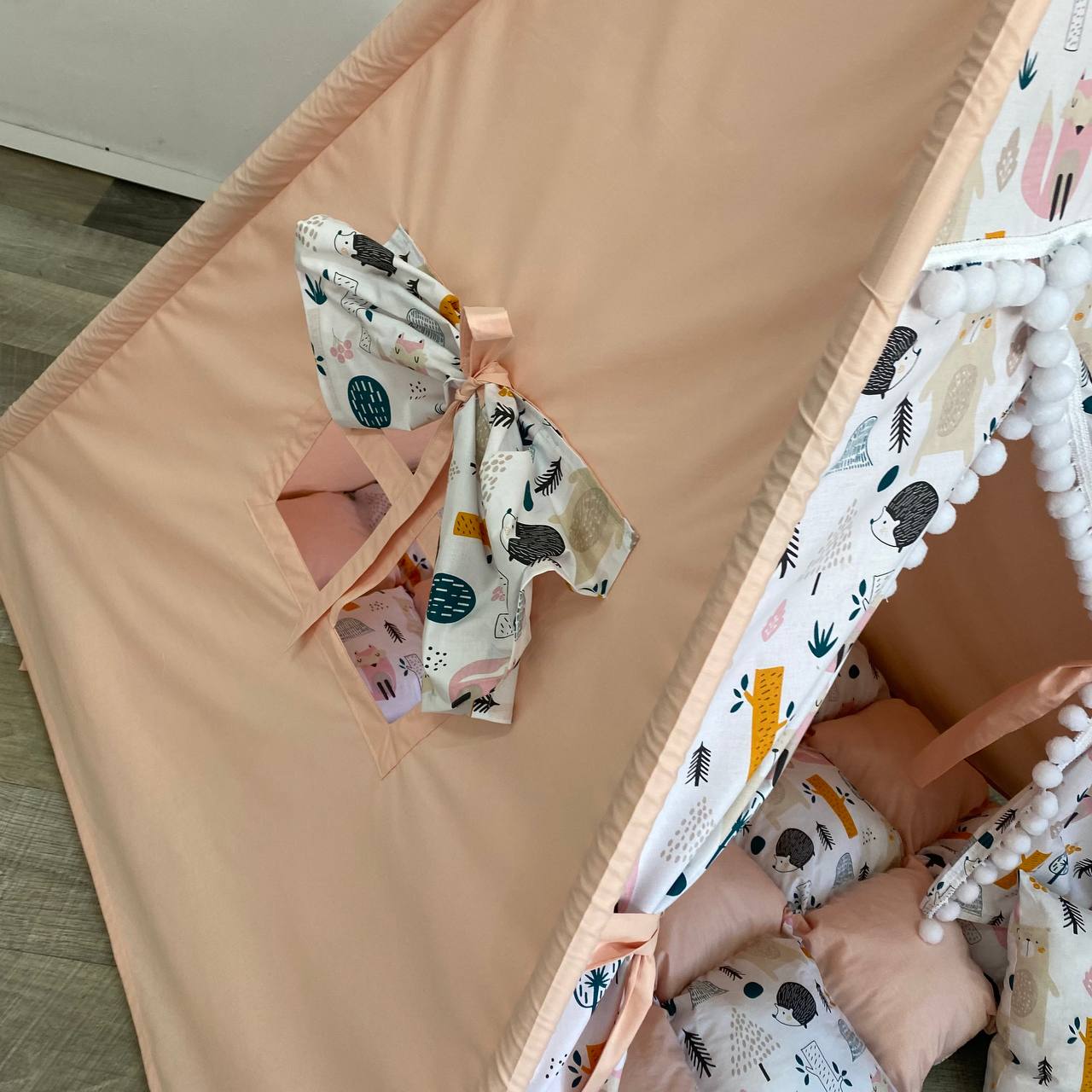 tenda giochi fantasia pesca animali con finestra laterale