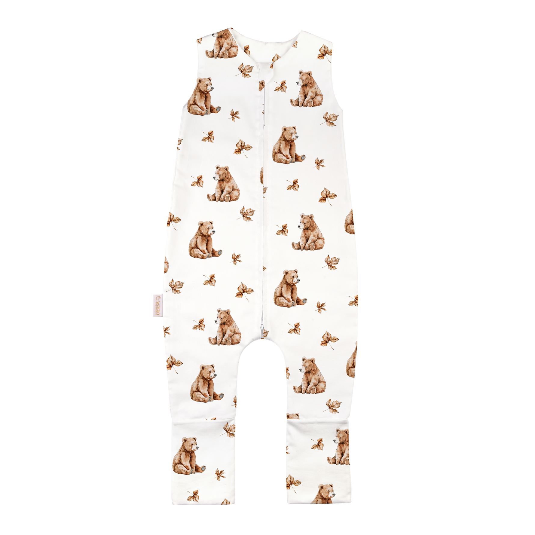 Pigiama tutina sacco nanna con piedini cotone morbido fantasia orsetti bambino 1-4 anni